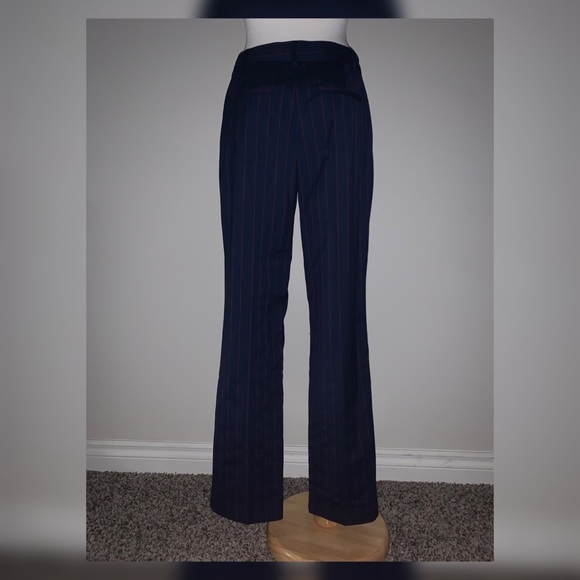 Olsen Mona Straight Navy Blue PantsSuits - Picture 3 of 4